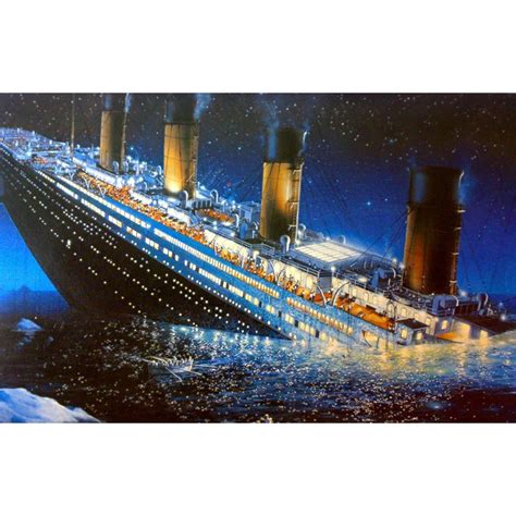 Titanic Full Roundsquare Diamond Painting Kits 40 X 60cm