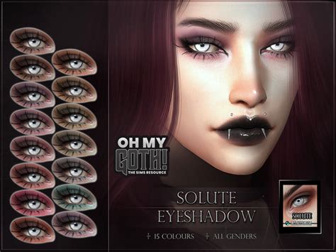 The Sims Resource Oh My Goth Solute Eyeshadow Sims Sims 4 Sims