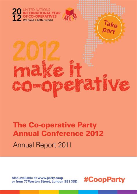 Annual Report 2011 By The Co Operative Party Issuu