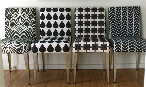 What fabric to use to recover dining chairs. Fall Home Dec + Upholstery Projects | Spoonflower Blog