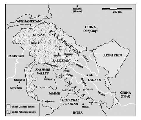 Indian Map Ladakh
