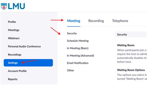 Zoom Settings For Teaching Online Lls Technology Services