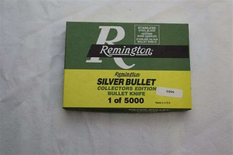 Remington Silver Bullet Limited Edition Guide Collectors Edition Bullet