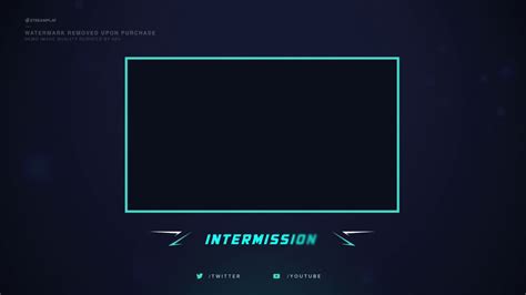 Stream Intermission Screen Animated Brb Overlay Youtube