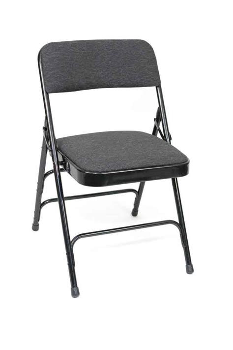 Headley vinyl padded folding chair (set of 4). Metal Folding Chairs - ACT Mc309af Upholstered Premium Seat