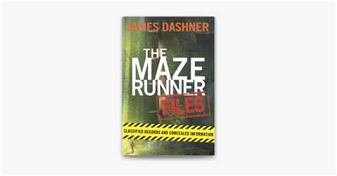‎the Maze Runner Files Maze Runner On Apple Books