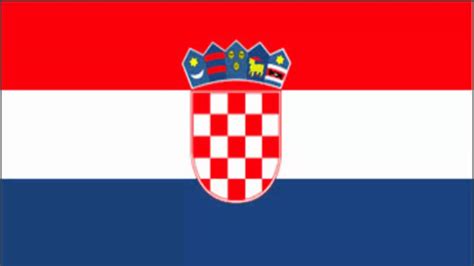 The croatian flag is seemingly ubiquitous throughout the country. Croatia Flag and Anthem - YouTube