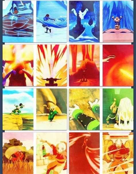 The Four Elements Korra Avatar The Last Airbender Legend Of Korra