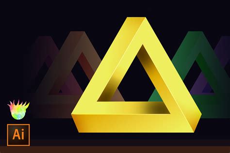 Create The Penrose Impossible Triangle In Adobe Illustrator Cc