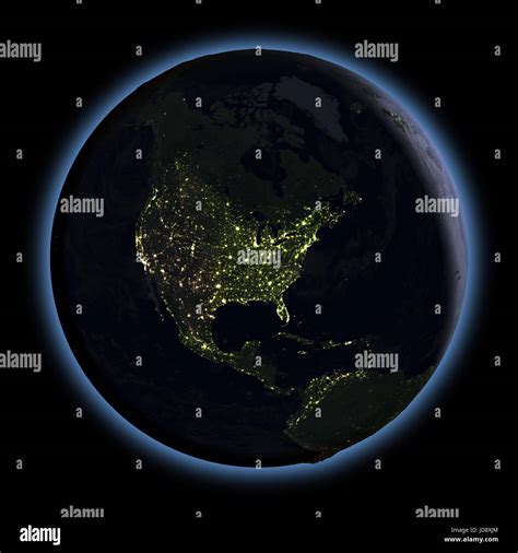 North America Night Satellite Image Hi Res Stock Photography And Images