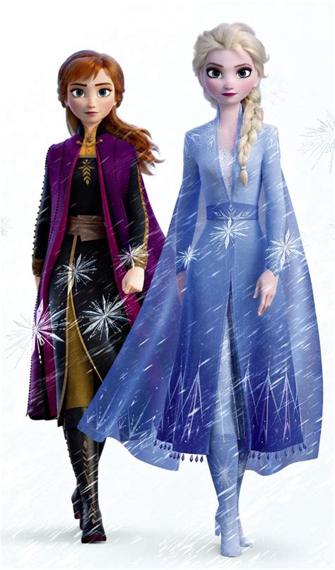 Japan Frozen 2 Poster With Elsa And Anna Big And Hd