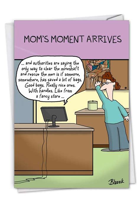 Mom S Moment Funny Mother S Day Card