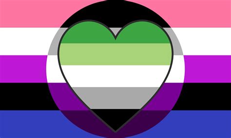 Genderfluid Gray Asexual Aromantic Combo Flag By Pride Flags On Deviantart Free Download Nude