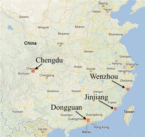 Map Of Jinjiang China 88 World Maps