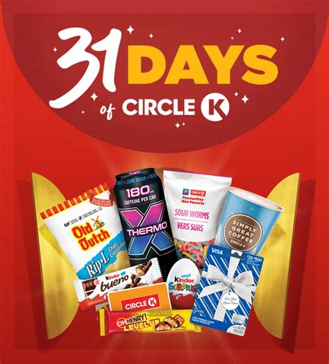 CIRCLE K CANADA | CANADIAN FREEBIES: Play 31 Days of Circle K Advent