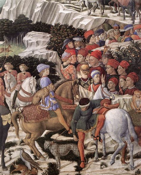 Benozzo Gozzolis Procession Of The Magi 1459 60 Artistic Enlightenment