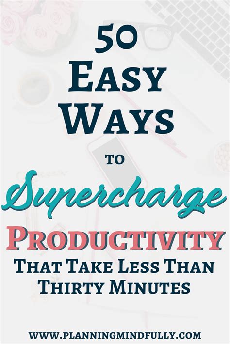 Productivity Hacks 50 Easy Ways To Change Your Life Today