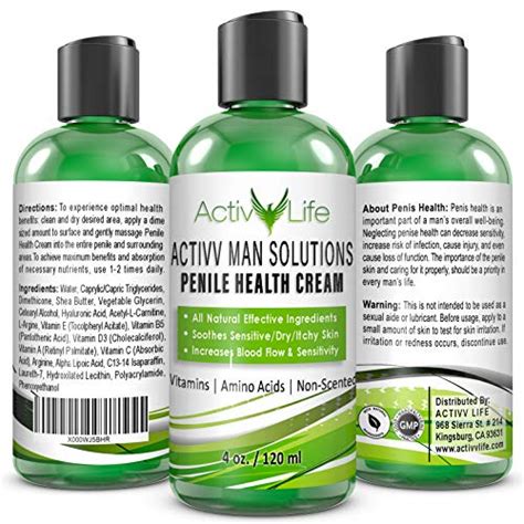 All Natural Penile Health Cream Treat Irritated Dry Or Cracked Skin Find Relief From