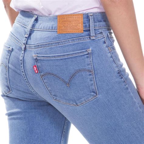 Calça Jeans Levis 710 Super Skinny Innovation Média Feminina Azul