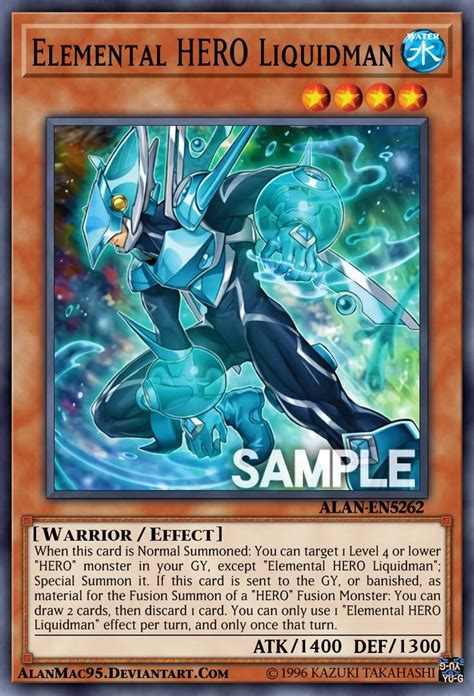 (you do not use  polymerization .) if this card is special summoned from the extra deck: Elemental HERO Liquidman by AlanMac95 on DeviantArt ...