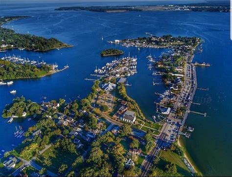 Drone Photo Of Solomons Island Maryland