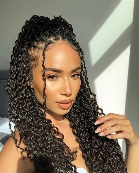 Small Passion Twist In 2020 Natural Hair Styles Twist Braid