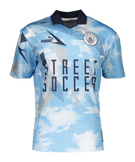 Puma Manchester City Street Soccer Trainingsshirt Plava
