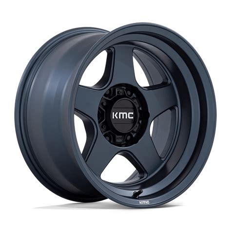 Kmc Km728 Lobo 17x85 10 Metallic Blue Best Wheels Online