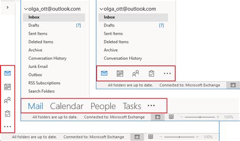 How To Customize Navigation Bar In Outlook Microsoft Outlook 365