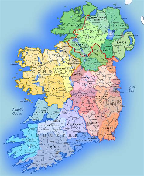 Map Northern Ireland Counties Secretmuseum