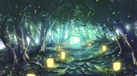 Download Anime Forest Hd Wallpaper