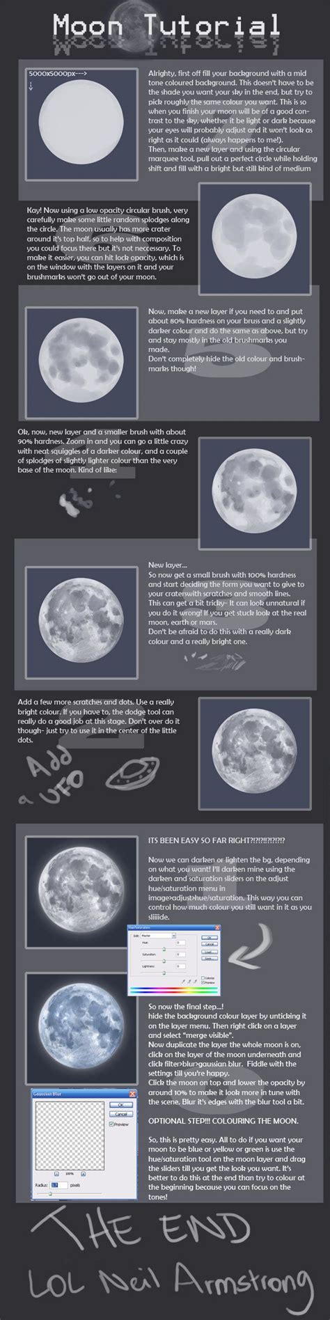 How To Make A Moon Painting View Painting