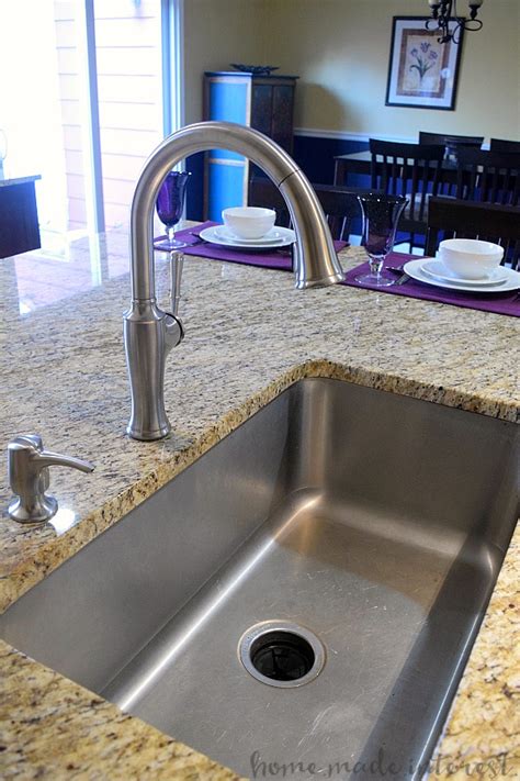 If your soap pump is not pumping soap, please check to make sure you have soap solution in the bottle by taking a peak under the cabinet. How to Install a Kitchen Faucet - Home. Made. Interest.