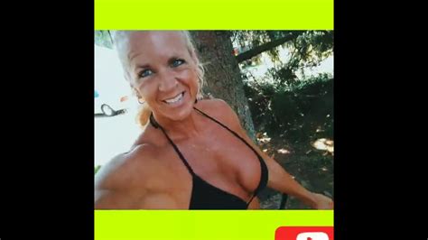 Hot Bikini Muscle Mom Getting The Trim Mowing Caught Up Youtube