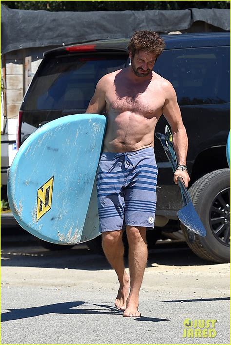 Gerard Butler Makes Out With His Mystery Girlfriend On The Water Photo 3205052 Bikini Gerard