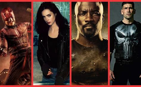 Daredevil Jessica Jones Luke Cage Iron Fist The Punisher ¿cuándo Estrenan Series Marvel