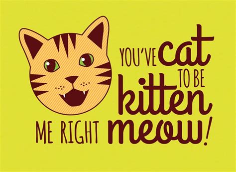 Youve Cat To Be Kitten Me Right Meow By Tiny Bee Cardly