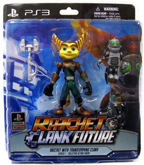 Ratchet And Clank Future Series 1 Ratchet Transforming Clank Action