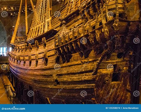 Inside The Vasa Museum Editorial Stock Image Image Of Unique 125358074