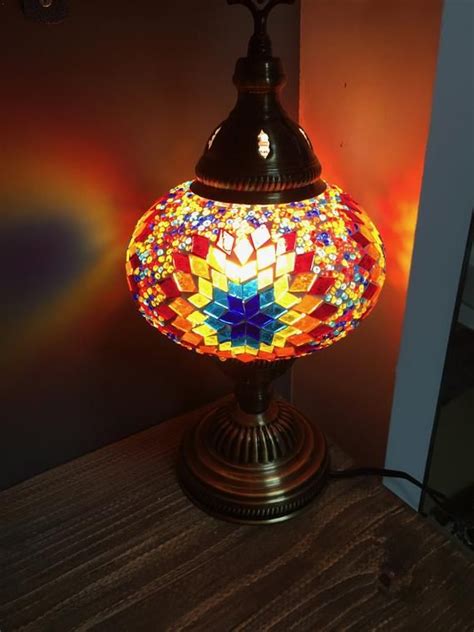 This floor lamp is the perfect addition to any space. Decorative Turkish Desk Lamp Handmade Table Lamp Bohemian ...