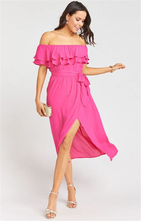 Rosie Dress Hot Pink Dresses Cute Dresses For Party Beach Wedding