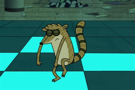 Image S4e10 Rigby Dancingpng Regular Show Wiki Fandom Powered By