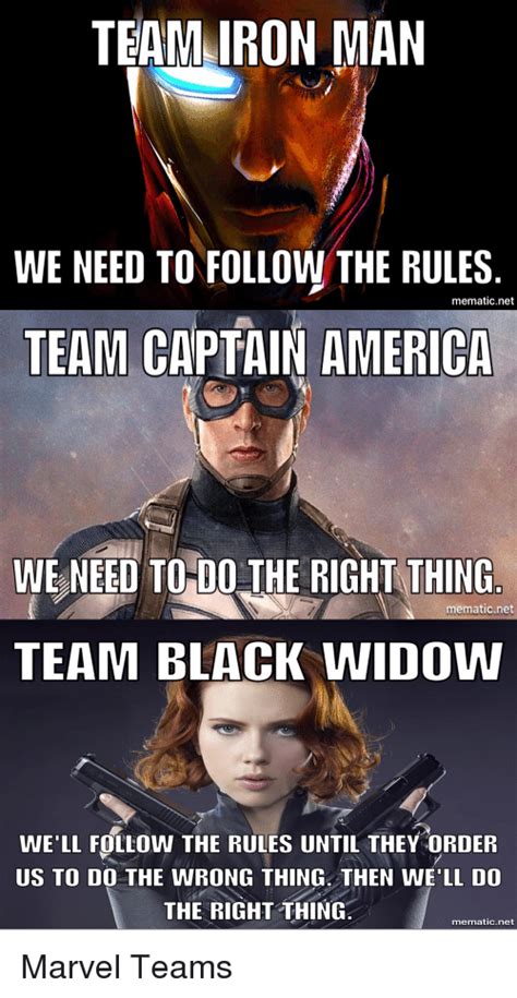 25 Best Team Iron Man Memes Team Cap Memes Team Captain America