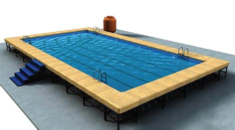 Above Ground Fiberglass Pool With Deck Kindersports Best Sports Company In India