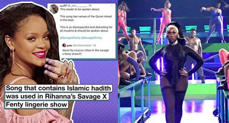 Rihannas Lingerie Modeling Show Disrespects Islam By Using Song With Quranic Hadiths