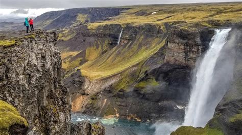 Háifoss Waterfall Iceland Youtube