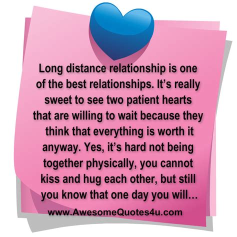Relationship Quotes Long Distance Relationship Is One Of