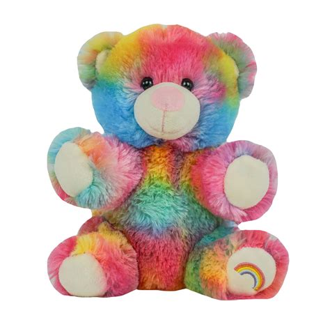Baby Rainbow Teddy Bear 8 Stuffable Animals The Zoo Factory