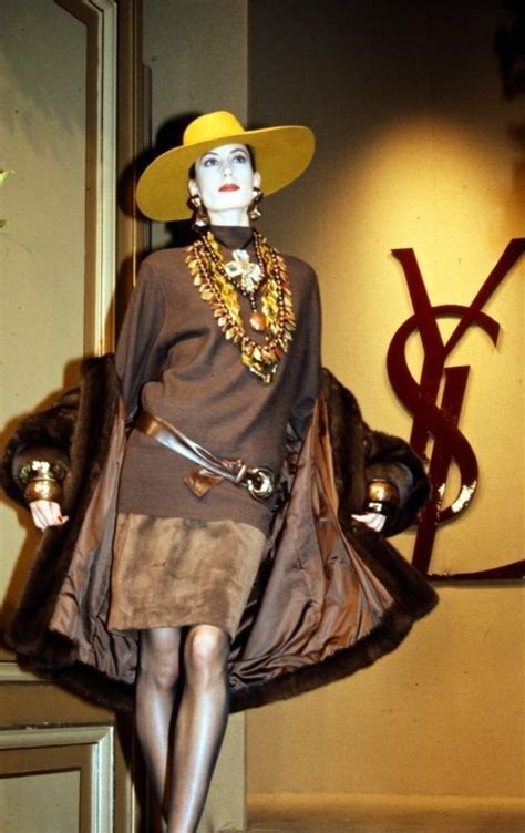 Yves Saint Laurent Fashion Show Vintage Yves Saint Laurent Couture