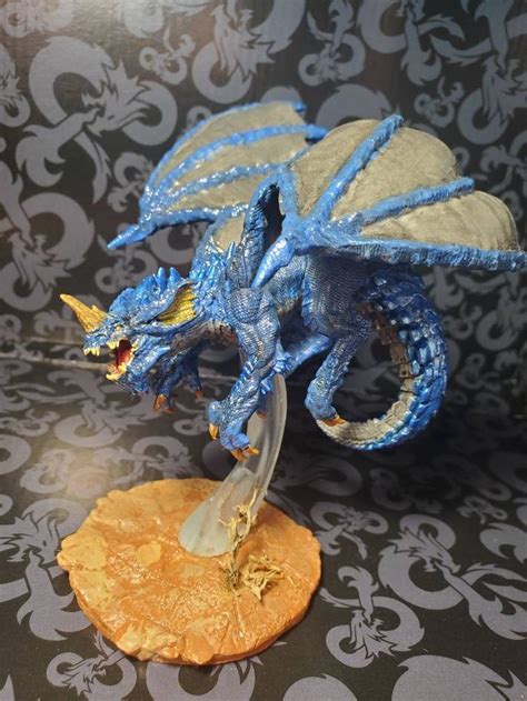 Young Blue Dragon Painted By Michael James Hendley By Hipzilla702 On